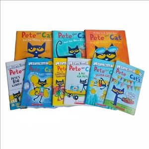 9 Pete the Cat Books Excellent Used Condition